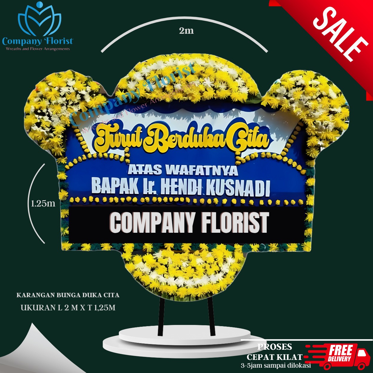 Papan Bunga Belasungkawa Terbaik – Company Florist